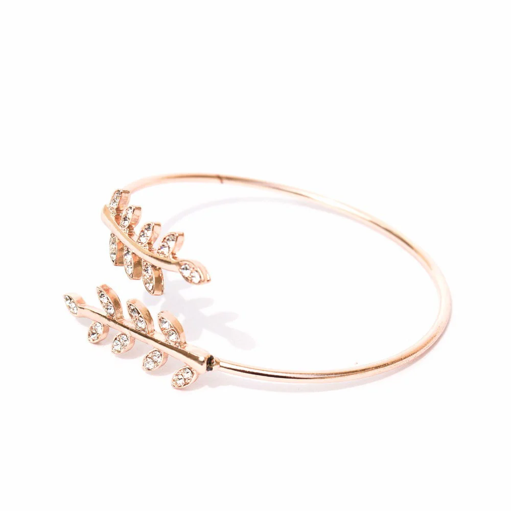 Grecian Leaves Rosegold Bracelet